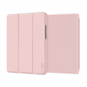 Rožinis atverčiamas dėklas "Tech-Protect SC Pen" planšetei Samsung Galaxy Tab A9 / A11 8.7 X110 / X115 / X133 / X135