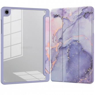 Marble atverčiamas dėklas "Tech-Protect SC Pen Hybrid" planšetei Samsung Galaxy Tab A9+ / A11+ PLUS 11.0 X210 / X215 / X216 / X230 / X235 / X236