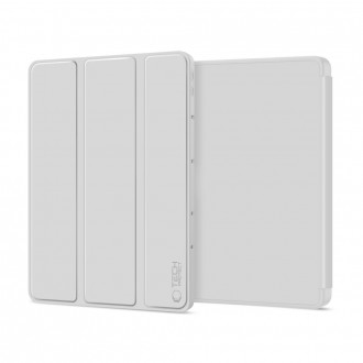 Šviesiai pilkas atverčiamas dėklas "Tech-Protect SC Pen" planšetei Xiaomi Redmi Pad 2 Pro 12.1