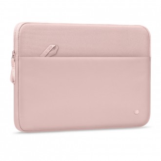 Rožinės spalvos nešiojamo kompiuterio dėklas "Tech-Protect Sleeve Laptop 15-16"