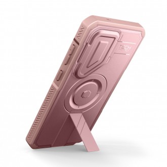 Rožinės spalvos tvirtas dėklas "Tech-Protect Kevlar Magsafe 2-set" telefonui Samsung Galaxy S26 Ultra