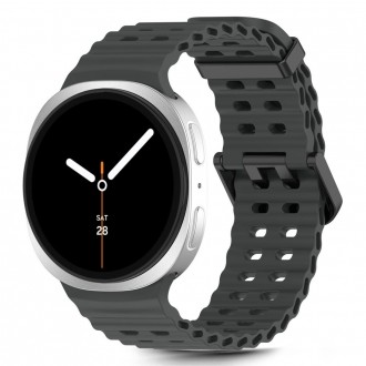 Juodos spalvos apyrankė Tech-Protect Iconband Pro laikrodžiui Samsung Galaxy Watch 8 / 9 / CLASSIC (40 / 44 / 46 MM)