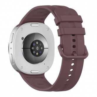 Slyvų spalvos apyrankė Tech-Protect Silicone Evo laikrodžiui Samsung Galaxy Watch 8 / 9 / CLASSIC (40 / 44 / 46 MM)