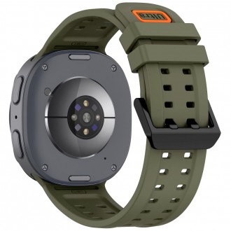 Žalia apyrankė Tech-Protect Silicone Air laikrodžiui Samsung Galaxy Watch 8 / 9 / CLASSIC (40 / 44 / 46 MM)