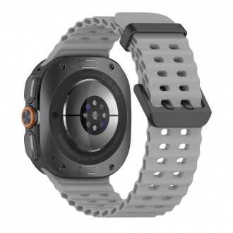 Pilka apyrankė "Tech-Protect Iconband Pro" laikrodžiui Samsung Galaxy Watch ULTRA 1 / 2 2024-2026 (47 MM)