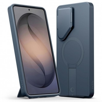 Tvirtas dėklas su kameros apsauga "Tech-Protect Kevlar Aura MagSafe" telefonui Samsung Galaxy S26 ULTRA NAVY BLUE