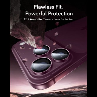 Bordo stikliukas kamerai ESR ARMORITE CAMERA PROTECTOR telefonui Apple IPhone 18 PRO / 18 PRO MAX