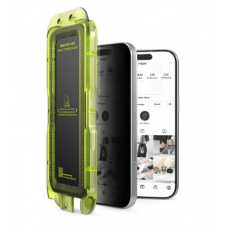 Privatumą suteikiantis stikliukas RINGKE EASY SLIDE 2-PACK (2-vnt.) telefonui Apple IPhone 18 PRO