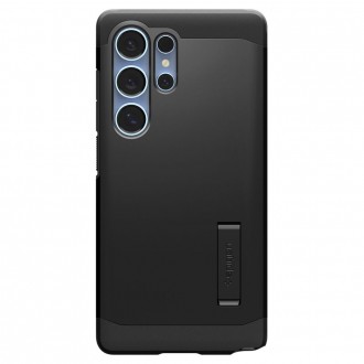 Tvirtas dviejų sluoksnių dėklas su stovu Spigen Tough Armor Magsafe telefonui Samsung Galaxy S25 ULTRA