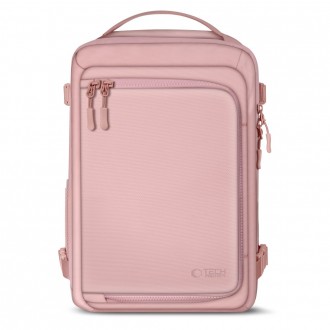 Kuprinė rankiniam bagažui Tech-Protect DEFENDER S50 RYANAIR & WIZZAIR TRAVEL LAPTOP CABIN BACKPACK 20L 40x20x25 DUSTY PINK