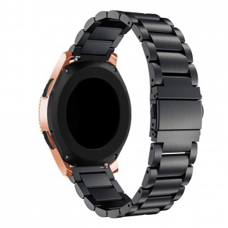 Juoda apyrankė "Tech-Protect Stainless" laikrodžiui Samsung Watch 3 (45MM)