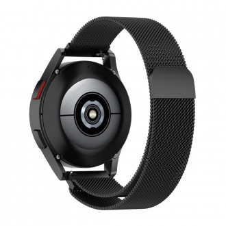 Juoda apyrankė Tech-Protect "Milaneseband" laikrodžiui SAMSUNG GALAXY WATCH 4 40 / 42 / 44 / 46 MM