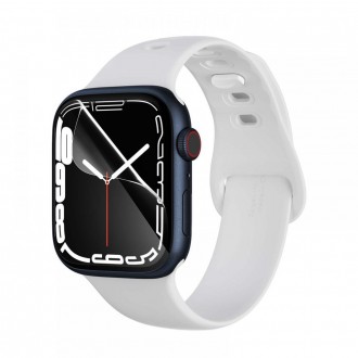 Apsauginės ekrano plėvelės (3vnt) "Spigen Neo Flex" skirtas Apple Watch 7 (45 MM)  4 / 5 / 6 / SE (44 MM)