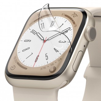 Apsauginė ekrano plėvelė ( 3vnt.)  "Ringke Dual Easy" laikrodžiui Apple Watch 4 / 5 / 6 / 7 / 8 / SE (44 / 45 MM)