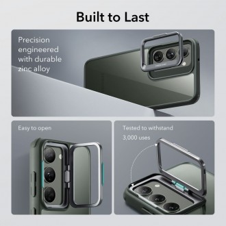 Skaidrus su žaliomis detalėmis dėklas/stovas "Esr Classic Kickstand" telefonui Galaxy S23 