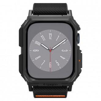 Laikrodžio dėklas/apyrankė "Spigen Lite Fit ”Pro” laikrodžiui Apple Watch 4 / 5 / 6 / 7 / 8 / 9 / SE (44 / 45 MM) 