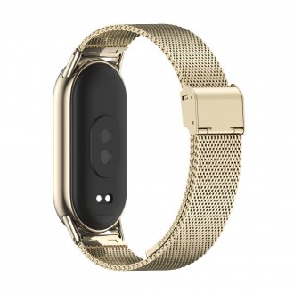 Starlight spalvos apyrankė "Tech-Protect Milaneseband" laikrodžiui Xiaomi Smart Band 8 / 8 NFC