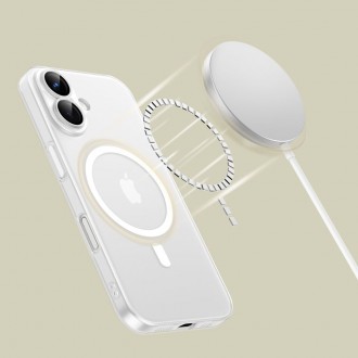 Plonas baltas/matinis dėklas "Tech-Protect Magslim Magsafe" telefonui iPhone 15 Pro