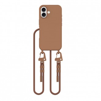 Rudas dėklas su dirželiu "Tech-Protect MagNecklace MagSafe" telefonui Apple iPhone 16