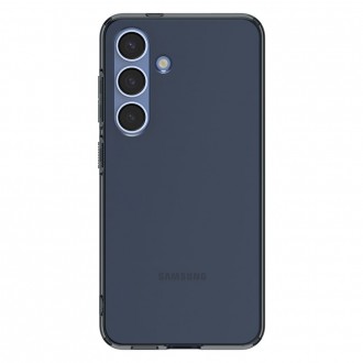Dūmų spalvos pusiau skaidrus dėklas "Spigen Liquid Crystal" telefonui Samsung Galaxy S25