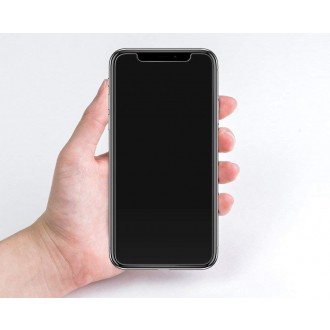 Skaidrus apsauginis grūdintas stiklas Apple Iphone XR telefonui "Spigen Glas tR"
