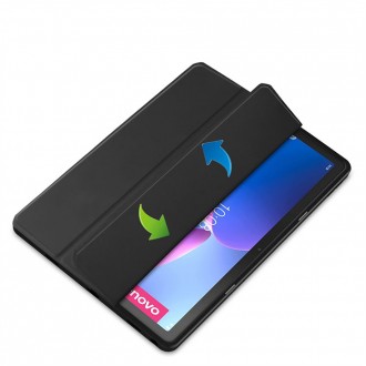 Juodas atverčiamas dėklas "Tech-Protect SC Pen" skirtas Lenovo Tab M10 Plus 10.6 3rd Gen