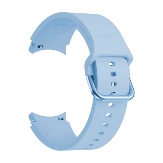 Melsvos spalvos apyrankė "Tech-Protect Silicone" laikrodžiui Samsung Galaxy Watch 4 / 5 / 5 PRO / 6 / 7 / FE