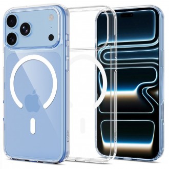 Skaidrus dėklas su dviem stikliukais Tech-Protect Flexair Hybrid Magsafe + Glass 2-pack telefonui Apple Iphone 17 PRO MAX / 18 PRO MAX