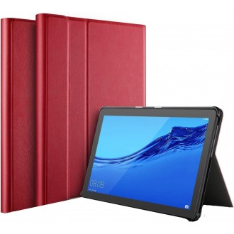 Raudonas dėklas Folio Cover planšetei Huawei MediaPad T5 10.1