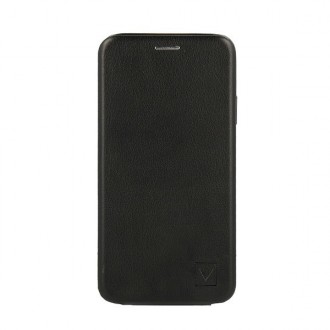Juodas atverčiamas dėklas "Flexi Elegance" telefonui Samsung S20 FE