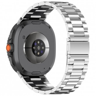 Sidabro spalvos apyrankė "Tech-Protect Stainless" laikrodžiui Samsung Galaxy Watch 8 / Classic (40 / 44 / 46 MM)