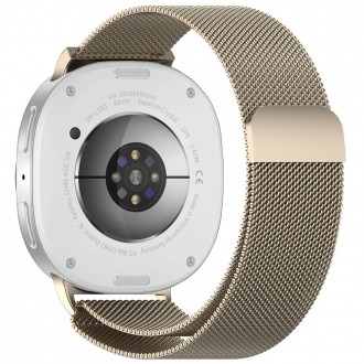 Starlight spalvos apyrankė "Tech-Protect Milaneseband" laikrodžiui Samsung Galaxy Watch 8 / Classic (40 / 44 / 46 MM)