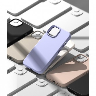 Levandų spalvos dėklas "Ringke Silicone" telefonui iPhone 14 