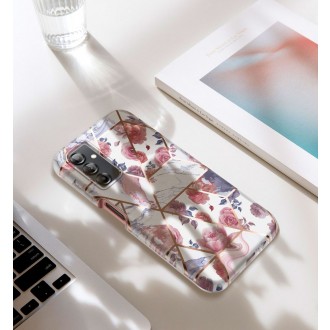 Marmuro atvaizdo dviejų dalių dėklas "Tech-Protect Velar" telefonui Samsung Galaxy A14 4G / 5G