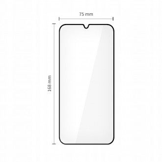 Apsauginis stiklas juodais krašteliais "Tech-Protect Glass Fit+" (2-vnt.) telefonui Xiaomi Poco M7