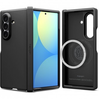Tvirtas dviejų sluoksnių dėklas su stovu Spigen Tough Armor Pro Magsafe telefonui Samsung Galaxy Z FOLD 8 ULTRA BLACK