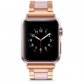Perlo-aukso spalvos "TECH-PROTECT MODERN" apyrankė GALAXY WATCH 4 40 / 42 / 44 / 46 MM 