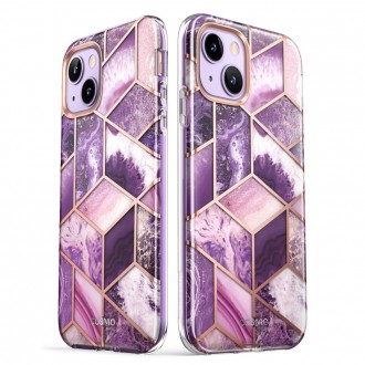 Marmuro atvaizdo dviejų dalių dėklas "Supcase Cosmo Marble" telefonui iPhone 14 Plus