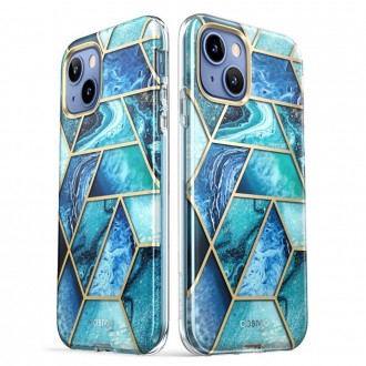 Marmuro atvaizdo dviejų dalių dėklas "Supcase Cosmo Marble" telefonui iPhone 14 Plus