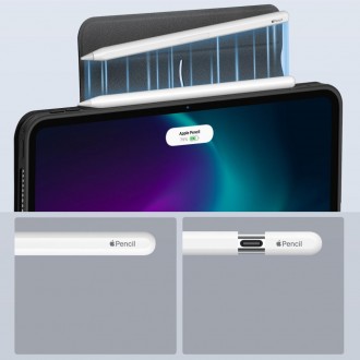 Juodas atverčiamas dėklas "ESR Rebound Hybrid" planšetei Apple iPad Pro 11 5 / 2024