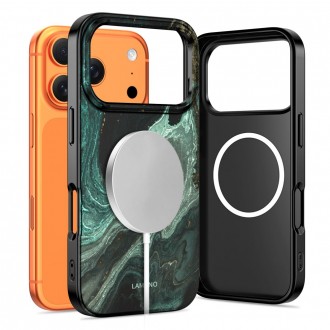 Spalvotas dėklas "Tech-Protect Lamano Magsafe Verde Aura" telefonui Apple iPhone 17 PRO MAX