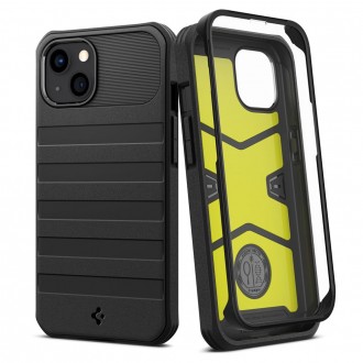 Dviejų dalių tvirtas dėklas "Spigen Geo Armor 360"telefonui Apple iPhone 13