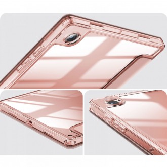 Rožinis atverčiamas dėklas Galaxy Tab A8 10.5 X200 / X205 "INFILAND RUGGED CRYSTAL"