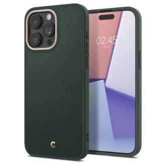 Žalias išskirtinio dizaino matinis dėklas "Spigen Cyrill Kajuk Mag Magsafe" telefonui iPhone 15 Pro Max
