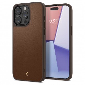 Rudas išskirtinio dizaino matinis dėklas "Spigen Cyrill Kajuk Mag Magsafe" telefonui iPhone 15 Pro Max