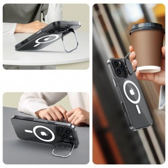 Skaidrus dėklas/stovas "Tech-Protect Magstand Magsafe" telefonui Apple iPhone 16 Pro