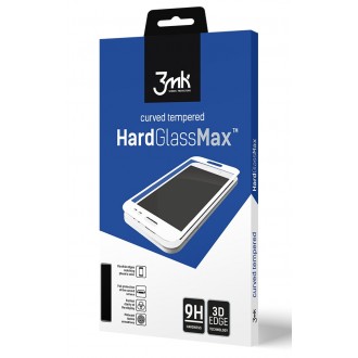 LCD apsauginis stikliukas 3MK Hard Glass Max Lite telefonui Samsung S22 Plus juodas kraštais