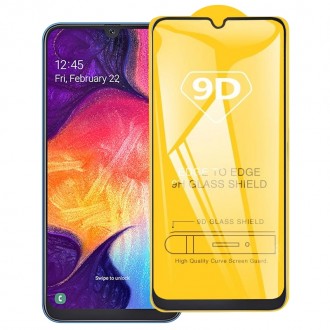 LCD apsauginis stikliukas 9D Full Glue telefonui Samsung S22 5G juodais krašteliais