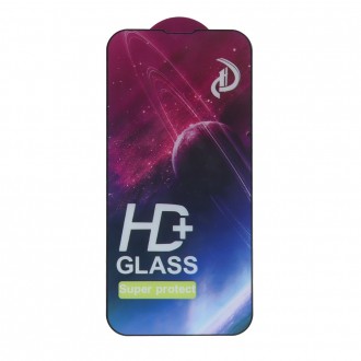 Apsauginis stiklas juodais kraštais ''9D HD+ Glass'' telefonui Samsung Galaxy S21 FE 