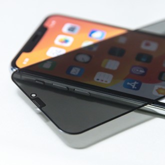 Apsauginis grūdintas stiklas "9H Privacy" telefonui Apple iPhone 7 / 8 / SE 2020 / SE 2022
